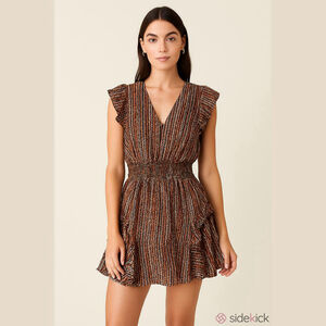 Ramy Brook Striped Jessie Dress Small NWT